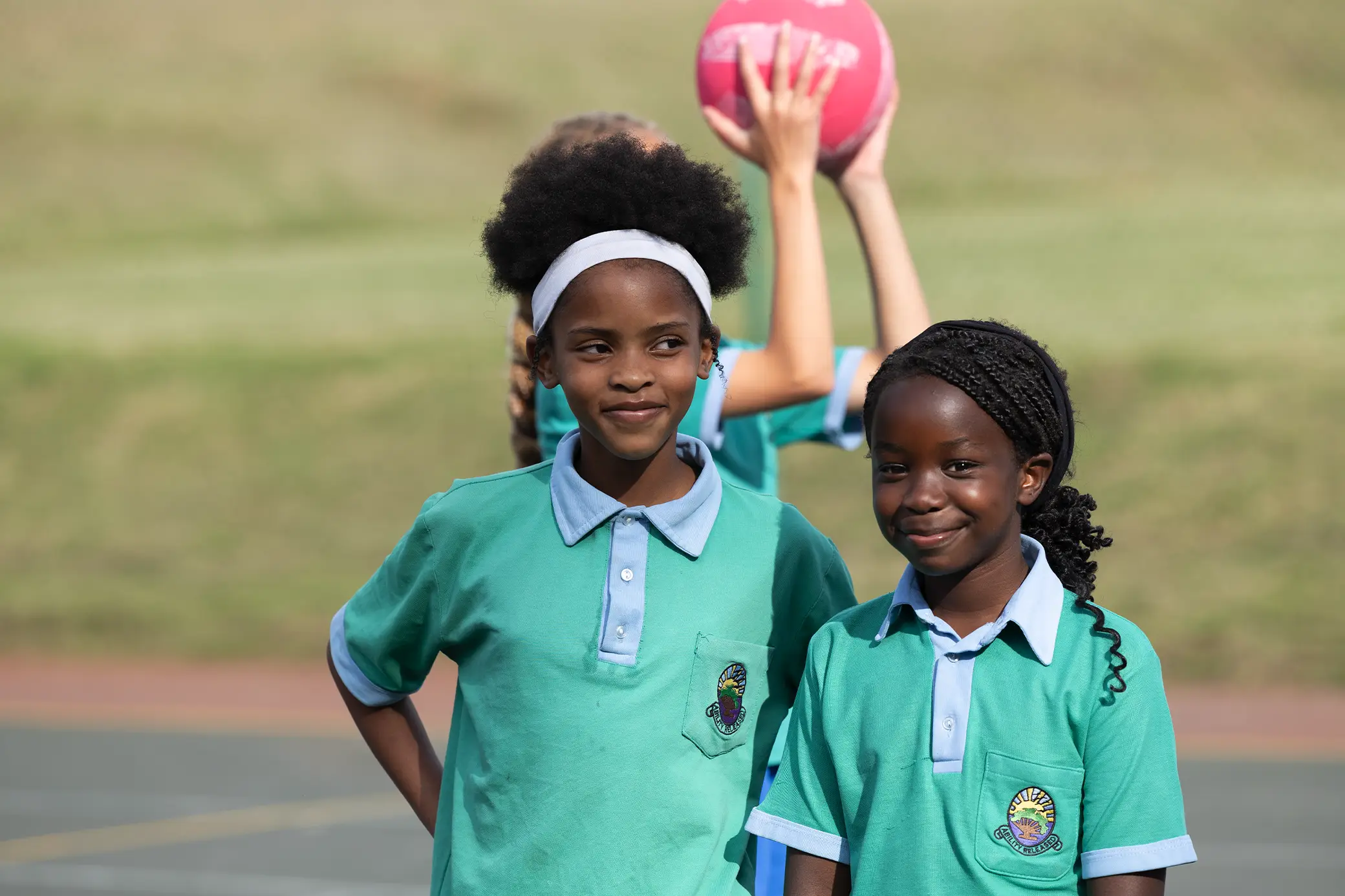 Summerhill students on the sports field